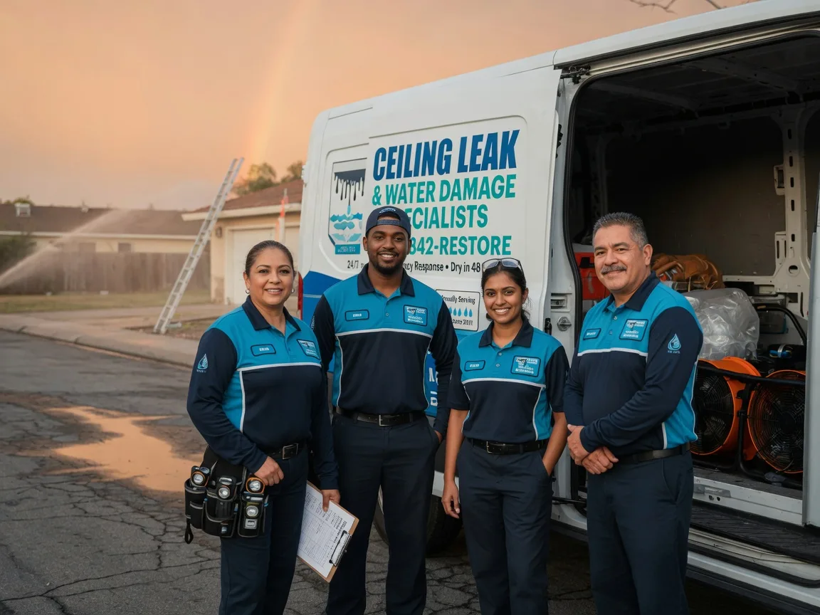 Ceiling Leak Cleanup company in East Hickory, PA